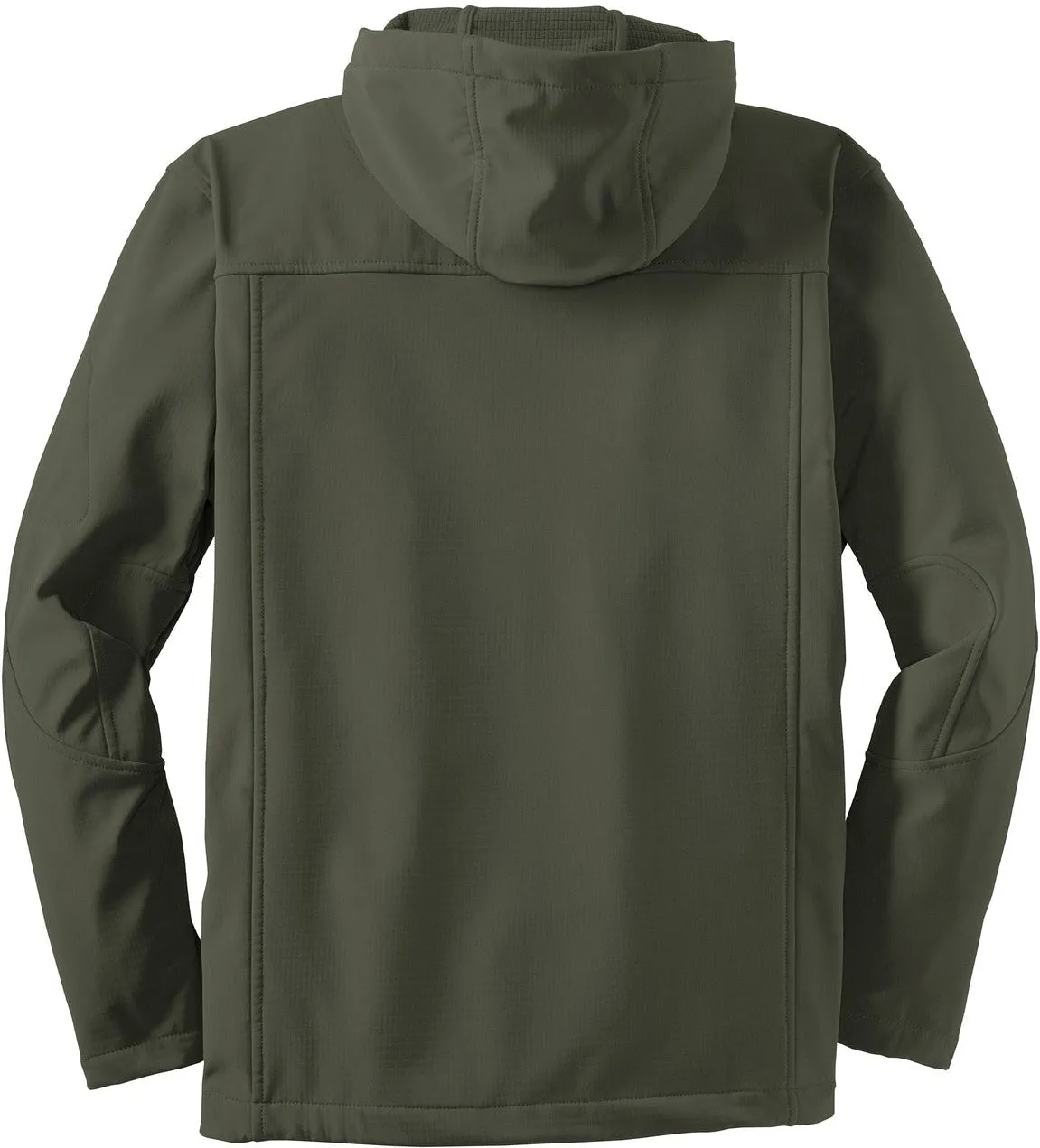 Port Authority Textured Hooded Soft Shell Jacket