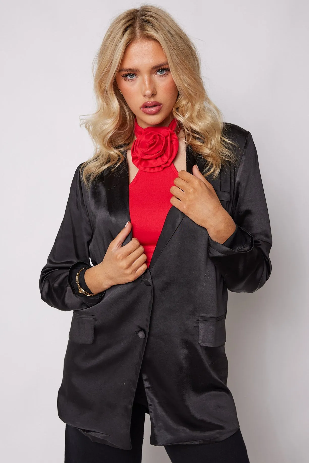 SALE - Barry Satin Blazer