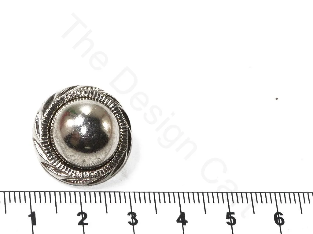 Silver Plain Designer Coat Buttons