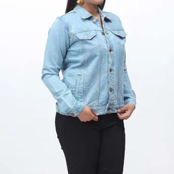 Sky Blue Denim Jacket PW9001