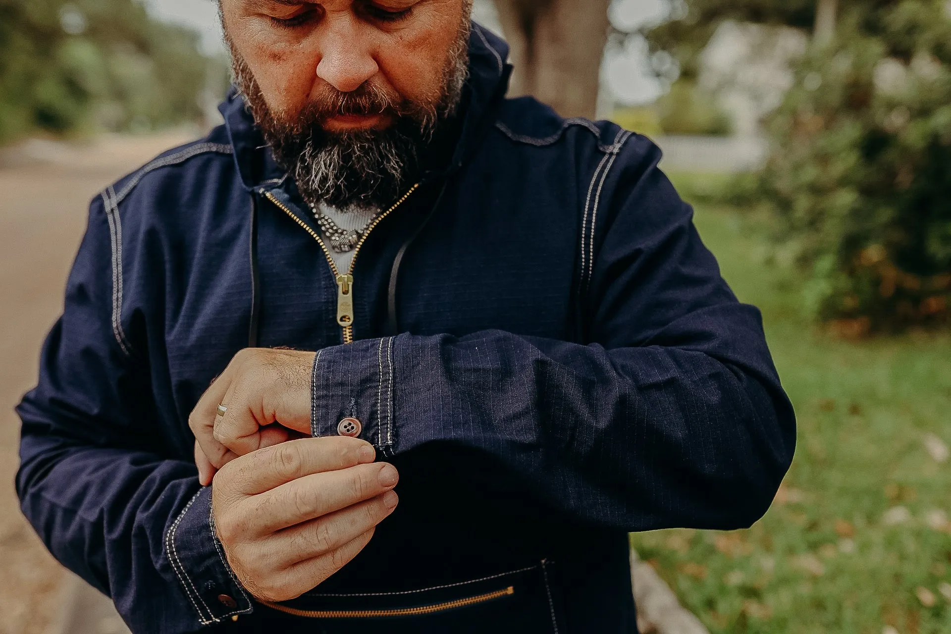 Slunky Jacket- Indigo Ripstop