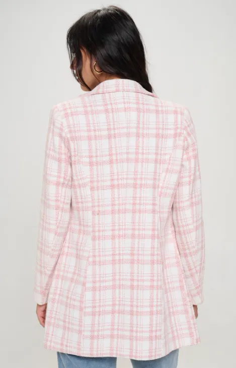 W459R1 - Spring Plaid Blazer