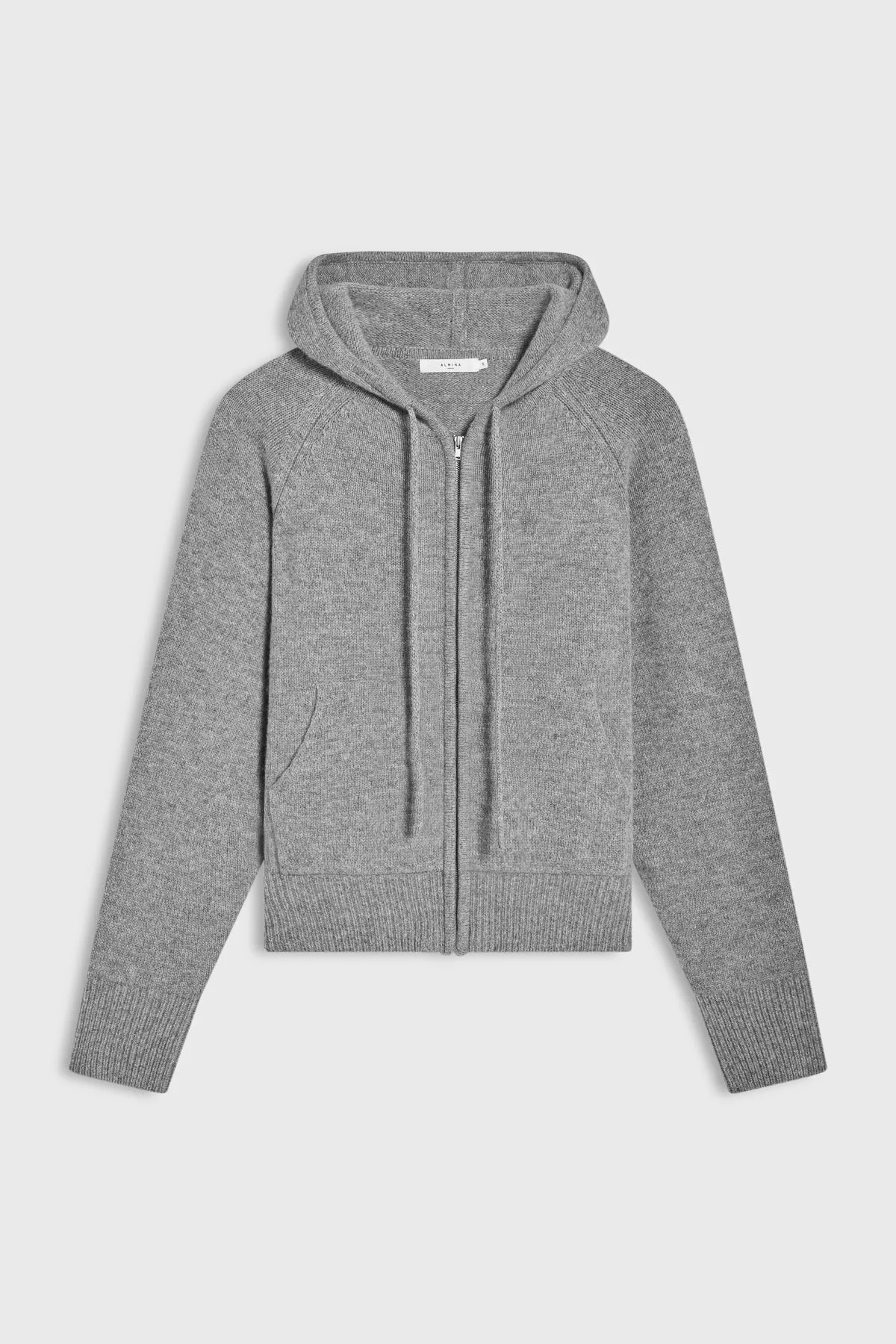 Wool Hoodie Zip Up Sweater